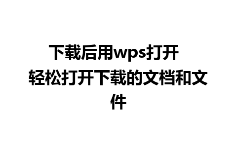 下载后用wps打开  轻松打开下载的文档和文件